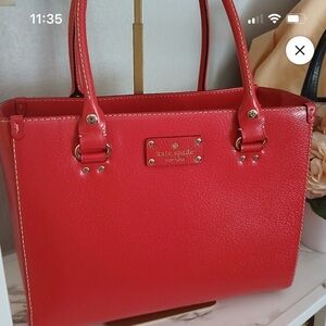 Kate Spade Cherry Red Tote Bag